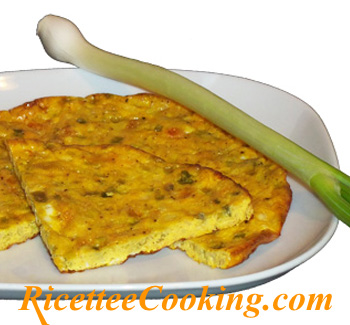 Frittata di cipollotti freschi al forno
